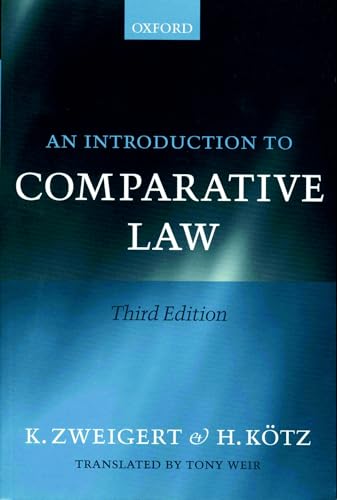 An Introduction To Comparative Law von Oxford University Press